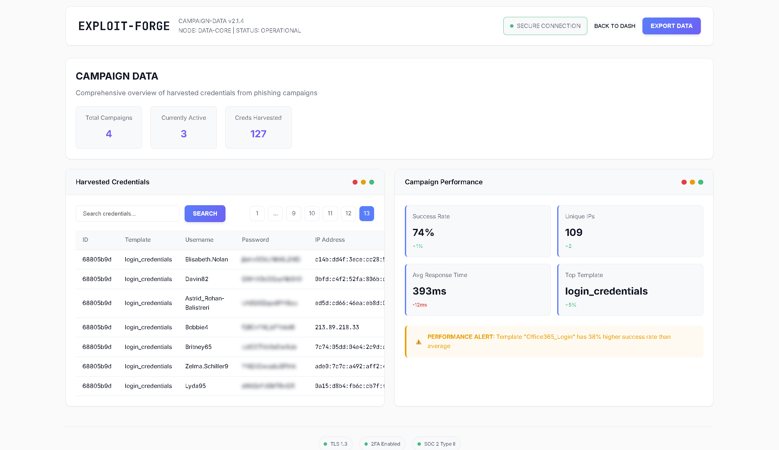 Phishing Tool screenshot